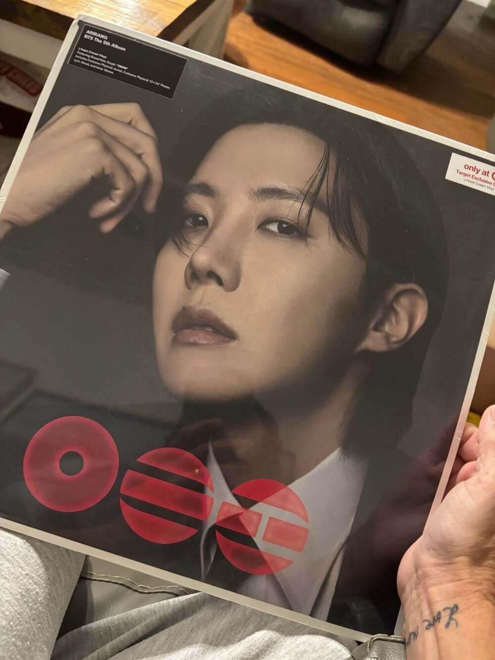 BTS Arirang The 5th Album J-Hope Cream Vinyl LP